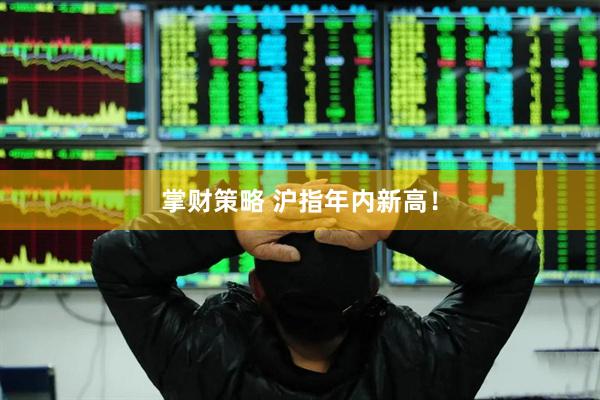 掌财策略 沪指年内新高！